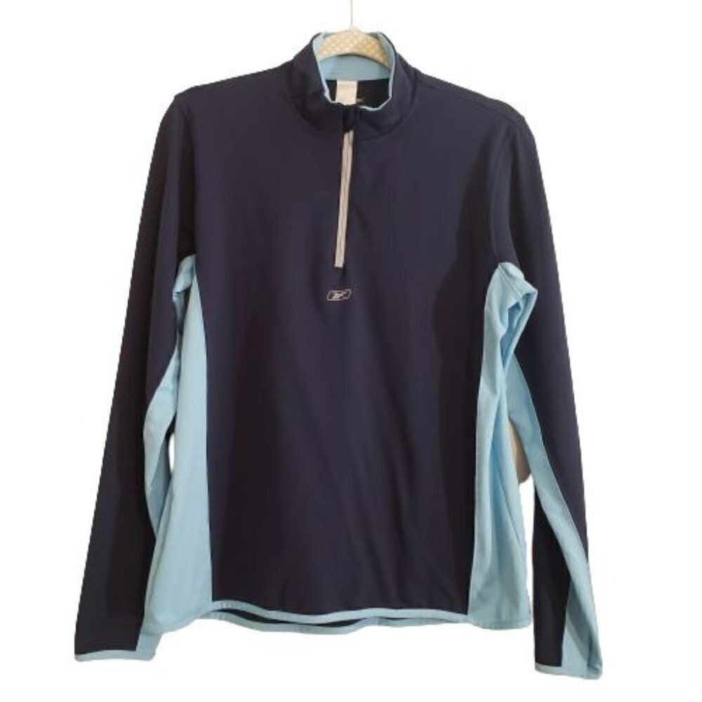 Reebok quarter zip long sleeve size L